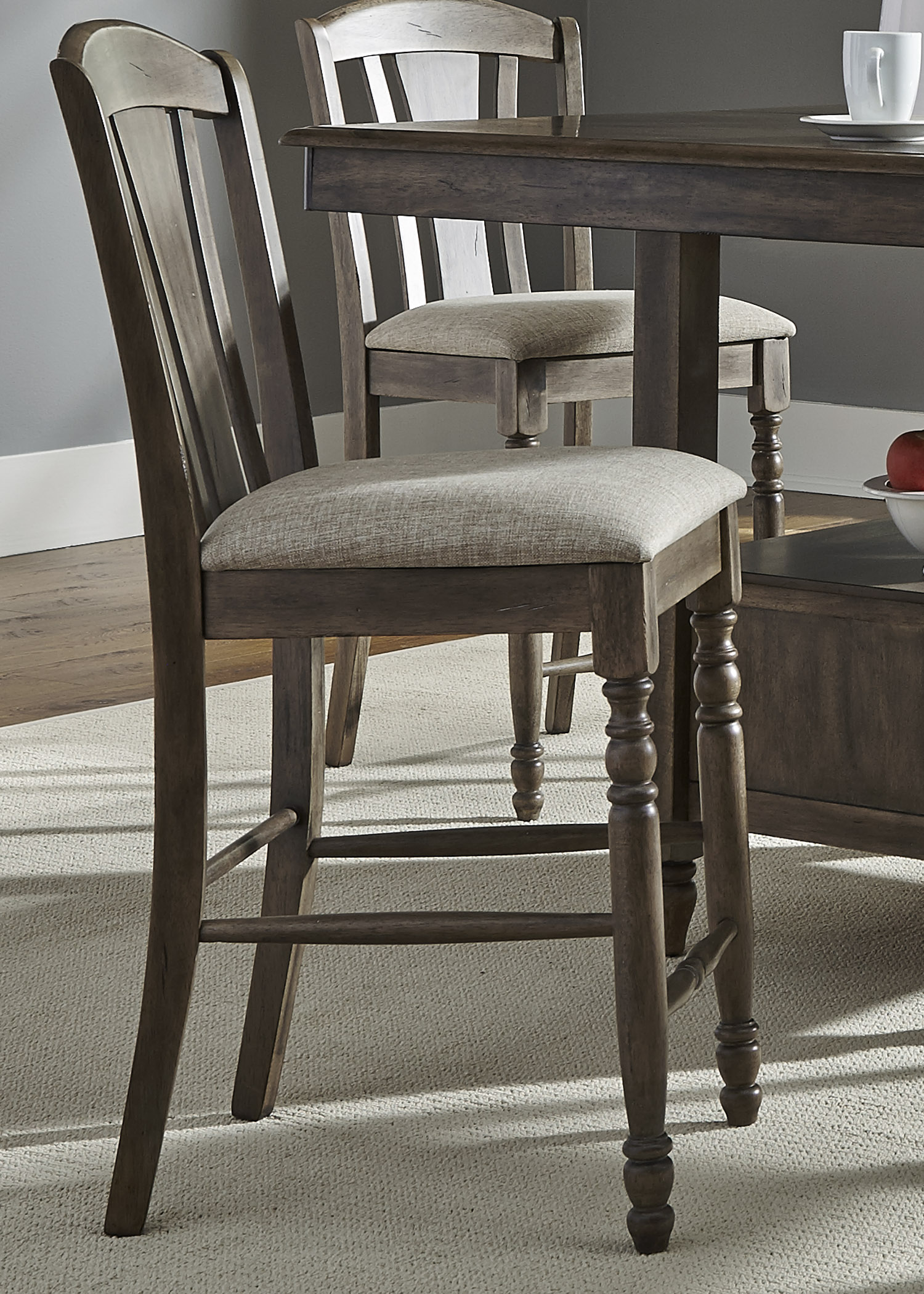 Liberty Furniture Candlewood 163B150124 RTA Slat Back Barstool with